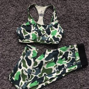 N.E.R.D. Adidas sports bra & leggings